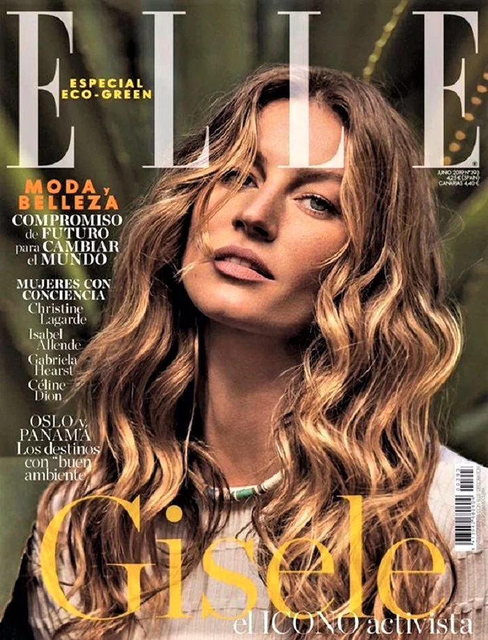 Gisele Bundchen Covers ELLE Spain June 2019, Lensed By Nino Munoz